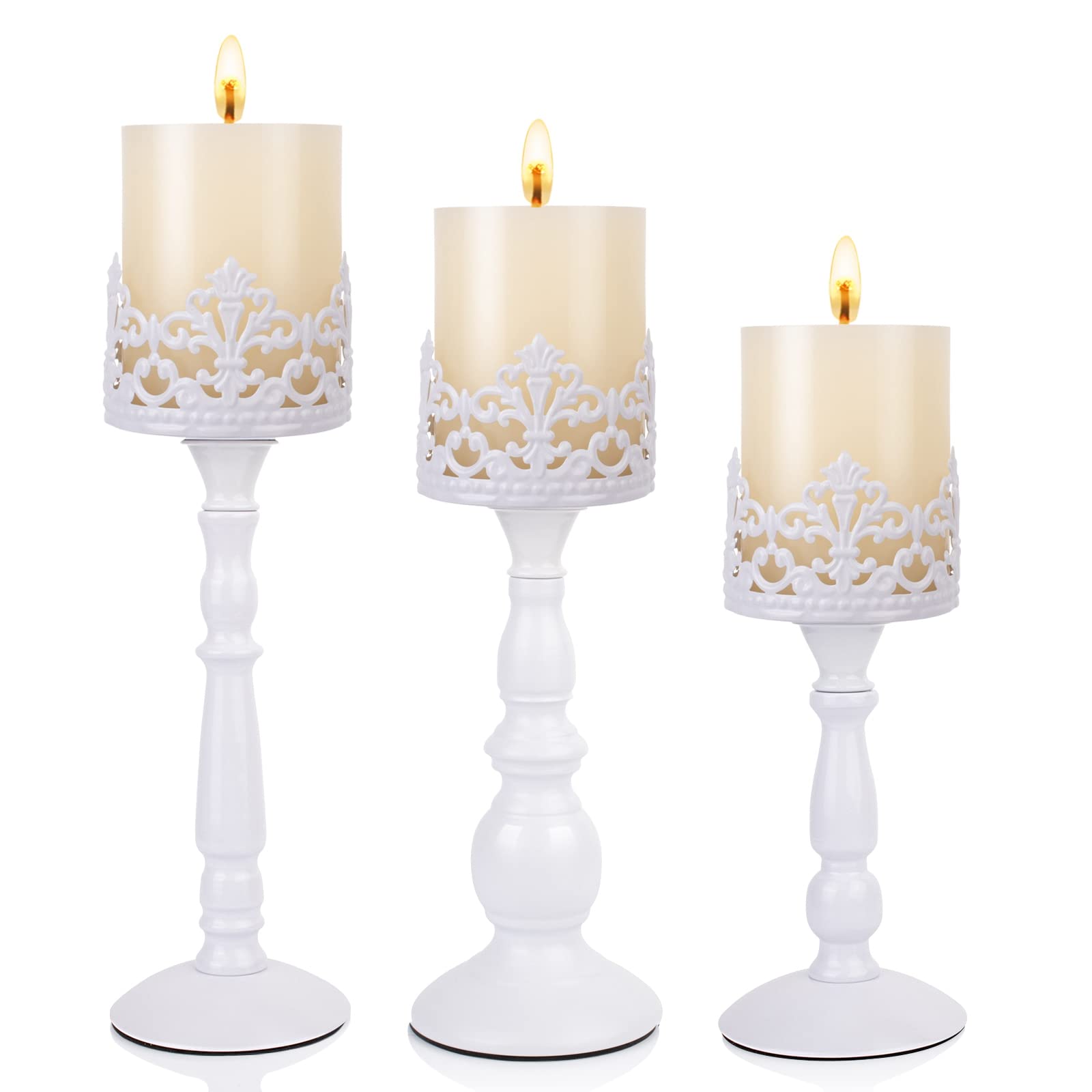 Vintage Candle Holder for Table Centerpiece Gothic Candle Stand Set