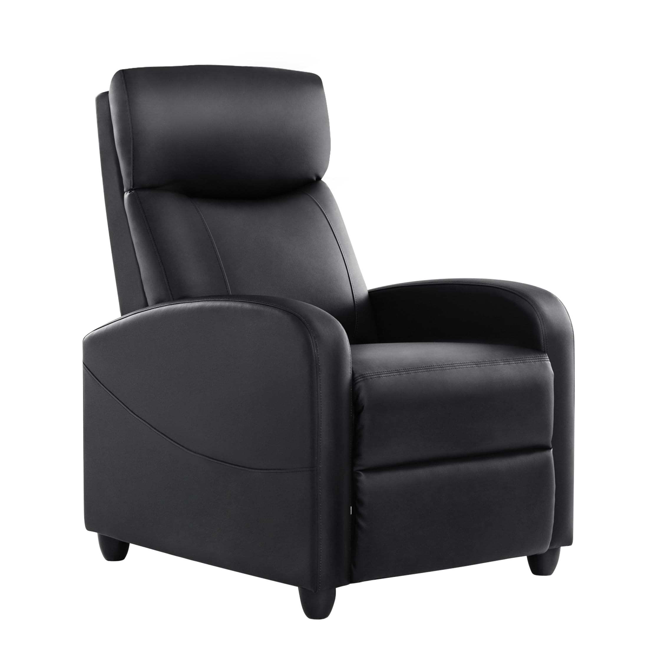 Sweetcrispy Massage Recliner Chair for Adults, Adjustable Home Theater Seating with Lumbar Support for Living Room, Modern Fabric Reclining for Small Space, Grey