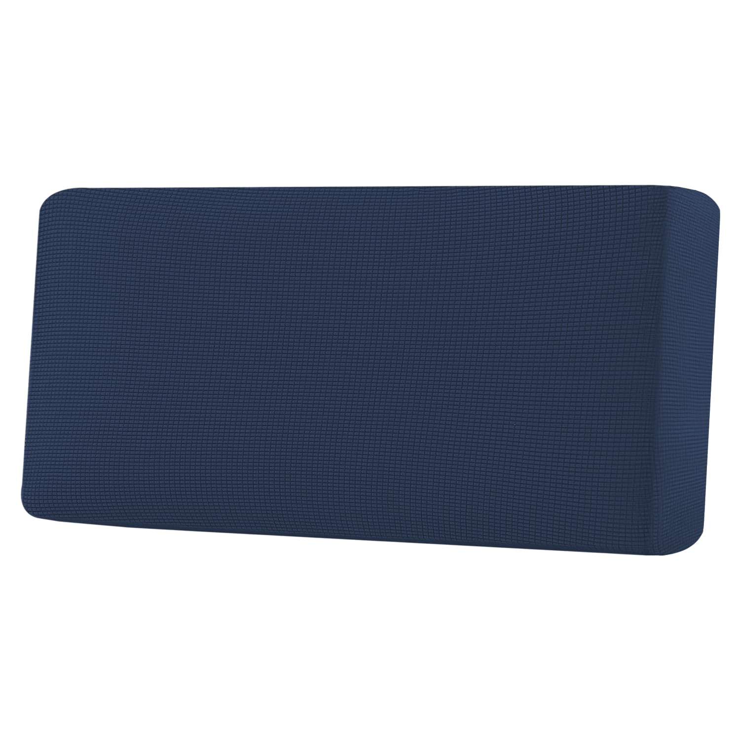 H.VERSAILTEX Super Stretch Individual Seat Cushion Covers, Thick Jacquard Textured Twill Fabric (3 Piece XL Sofa Cushion Covers, Grey)