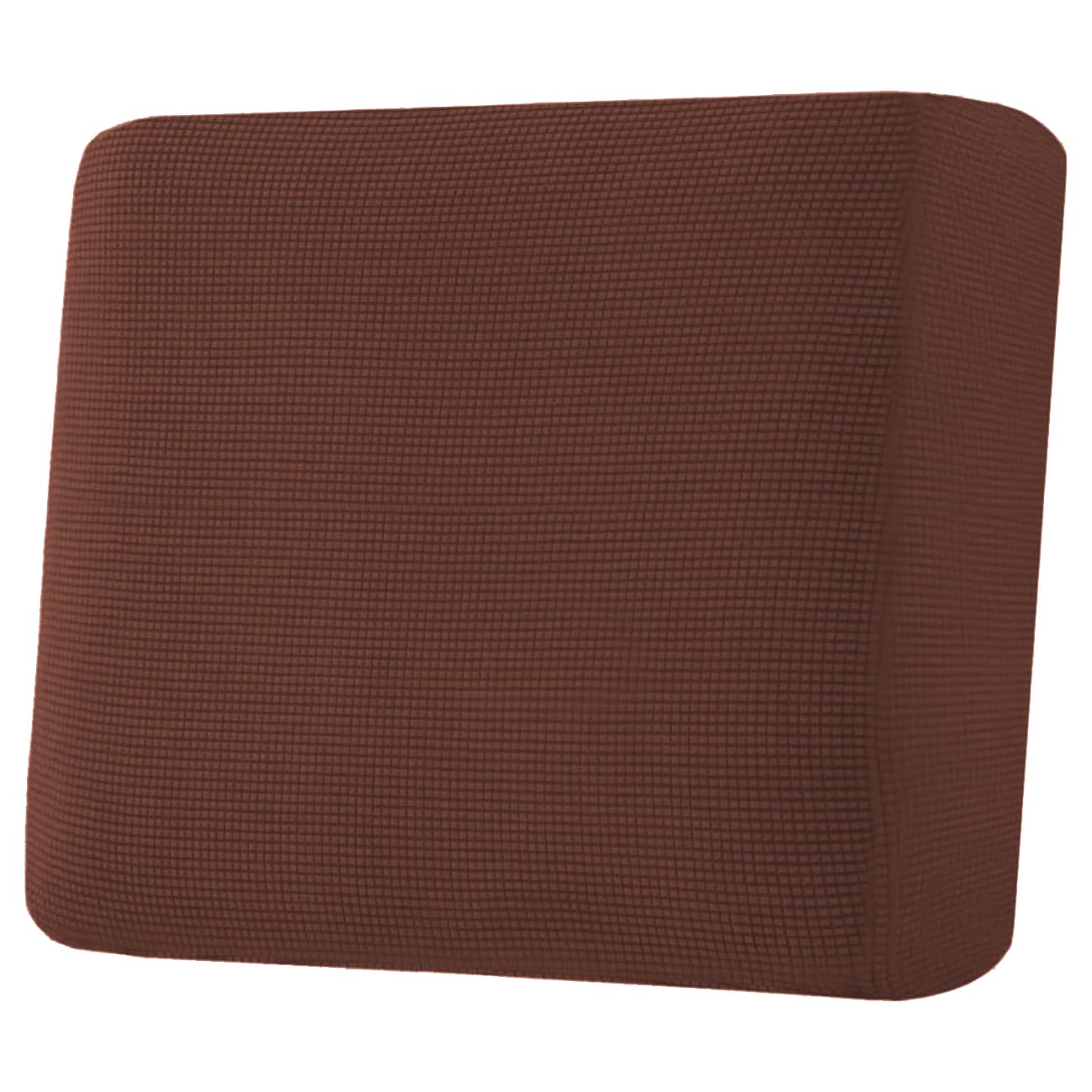H.VERSAILTEX Super Stretch Individual Seat Cushion Covers, Thick Jacquard Textured Twill Fabric (3 Piece XL Sofa Cushion Covers, Grey)