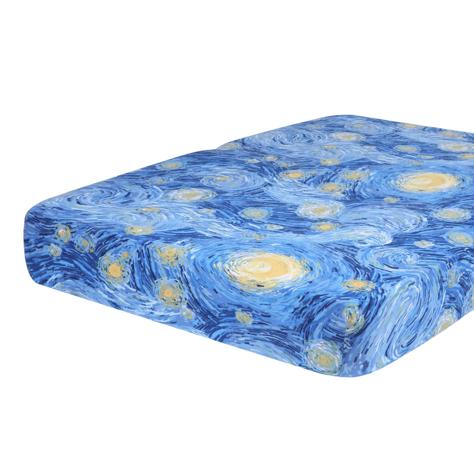 hyha Printed Couch Cushion Covers, Floral Sofa Covers Washable for 3 Cushion Couch, Stretch Pattern Outdoor Cushion Covers for Patio Furniture with Elastic Bottom(3 Packs, Paisley)