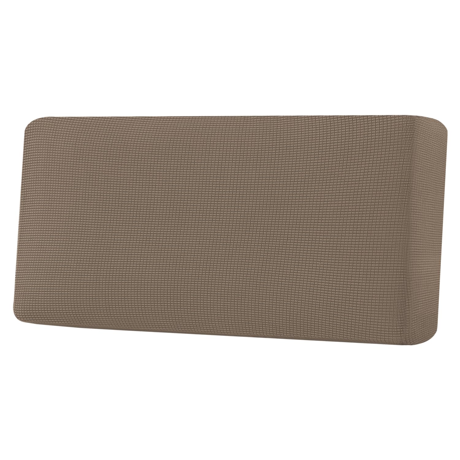 H.VERSAILTEX Super Stretch Individual Seat Cushion Covers, Thick Jacquard Textured Twill Fabric (3 Piece XL Sofa Cushion Covers, Grey)