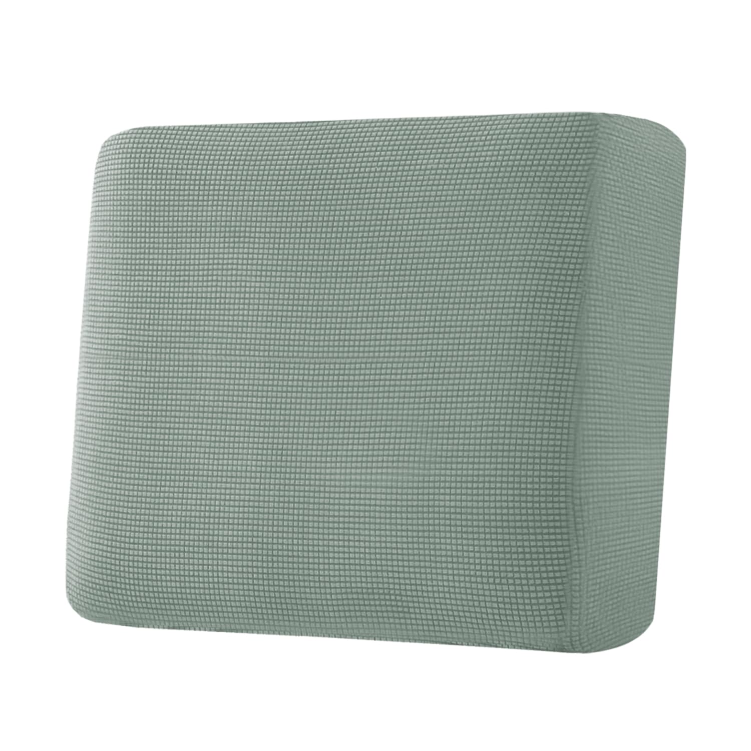 H.VERSAILTEX Super Stretch Individual Seat Cushion Covers, Thick Jacquard Textured Twill Fabric (3 Piece XL Sofa Cushion Covers, Grey)
