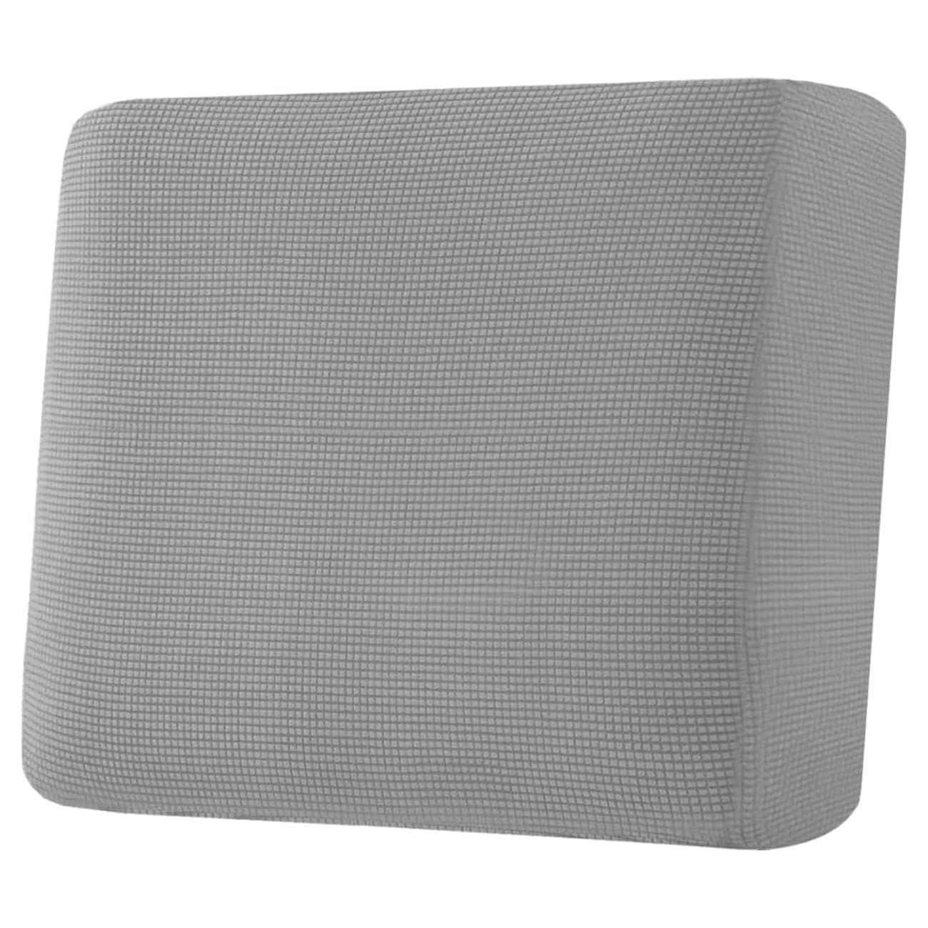 H.VERSAILTEX Super Stretch Individual Seat Cushion Covers, Thick Jacquard Textured Twill Fabric (3 Piece XL Sofa Cushion Covers, Grey)