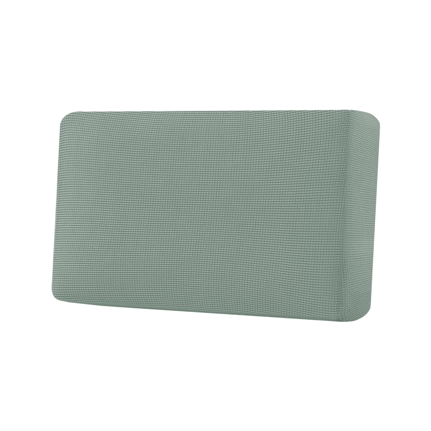 H.VERSAILTEX Super Stretch Individual Seat Cushion Covers, Thick Jacquard Textured Twill Fabric (3 Piece XL Sofa Cushion Covers, Grey)