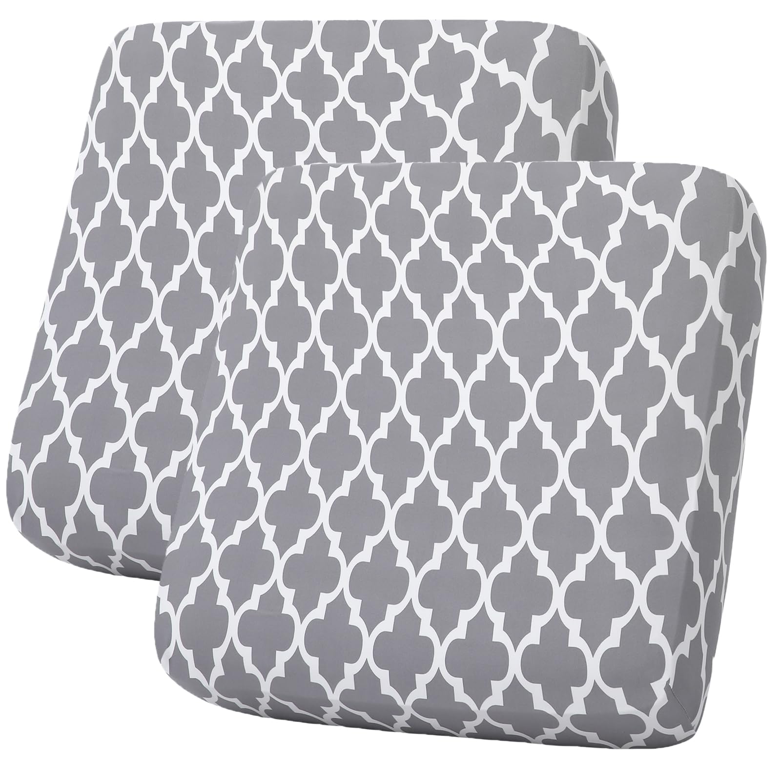 hyha Printed Couch Cushion Covers, Floral Sofa Covers Washable for 3 Cushion Couch, Stretch Pattern Outdoor Cushion Covers for Patio Furniture with Elastic Bottom(3 Packs, Paisley)