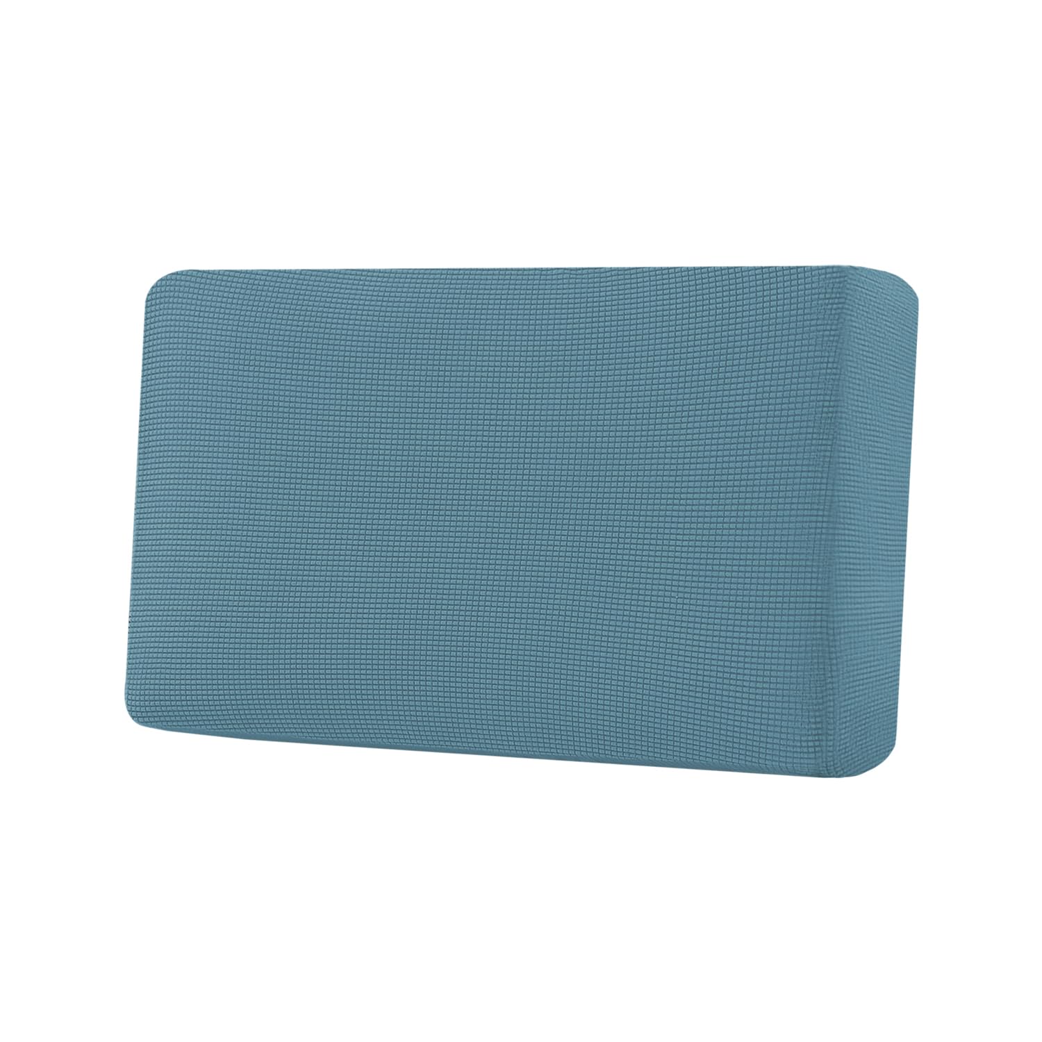 H.VERSAILTEX Super Stretch Individual Seat Cushion Covers, Thick Jacquard Textured Twill Fabric (3 Piece XL Sofa Cushion Covers, Grey)