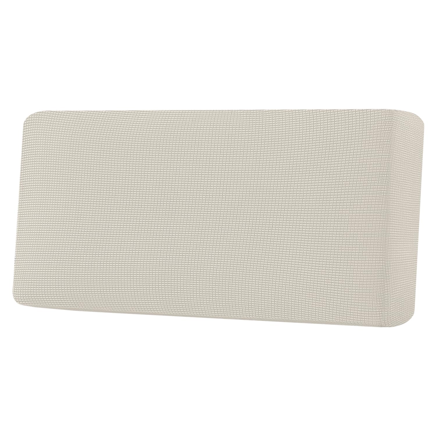 H.VERSAILTEX Super Stretch Individual Seat Cushion Covers, Thick Jacquard Textured Twill Fabric (3 Piece XL Sofa Cushion Covers, Grey)
