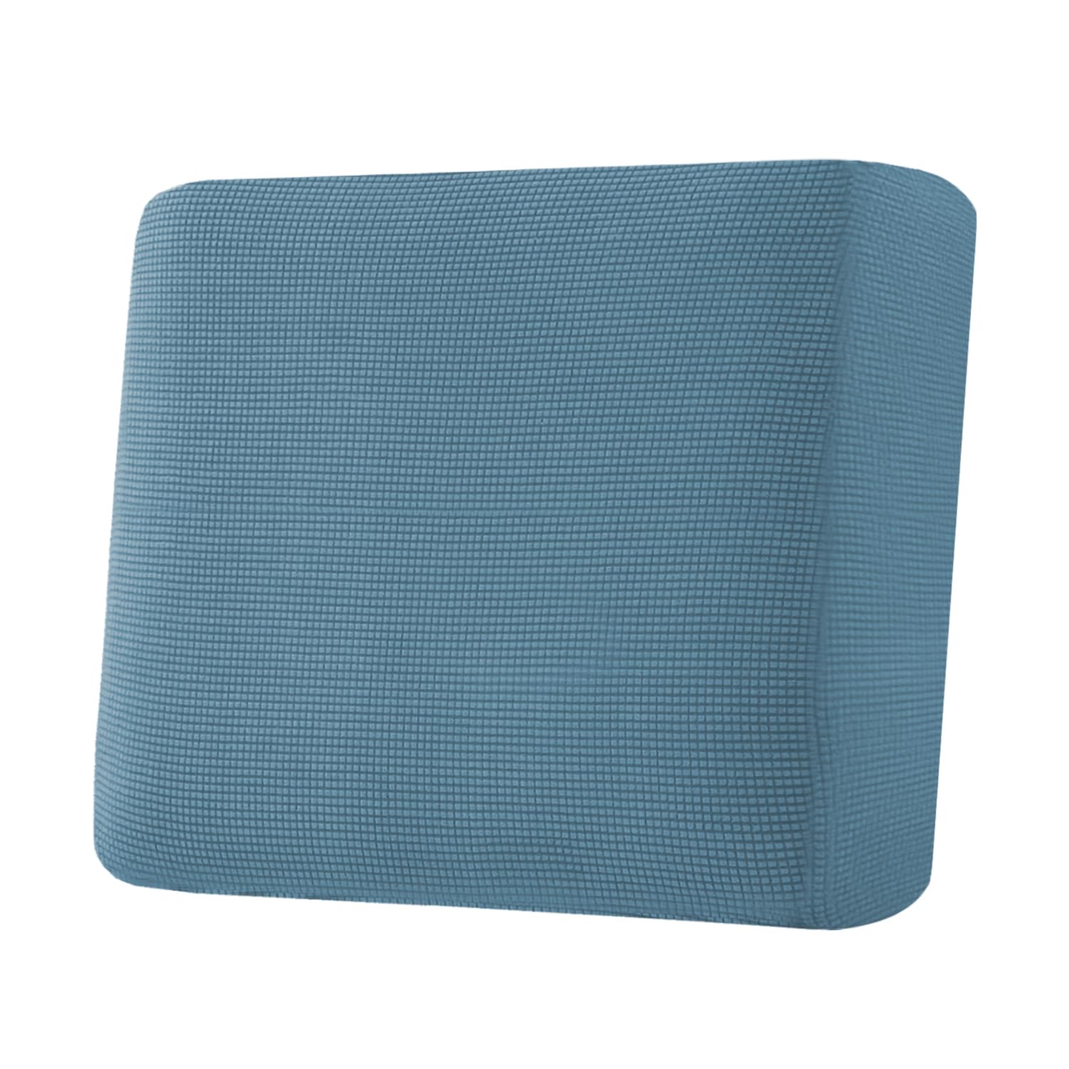 H.VERSAILTEX Super Stretch Individual Seat Cushion Covers, Thick Jacquard Textured Twill Fabric (3 Piece XL Sofa Cushion Covers, Grey)