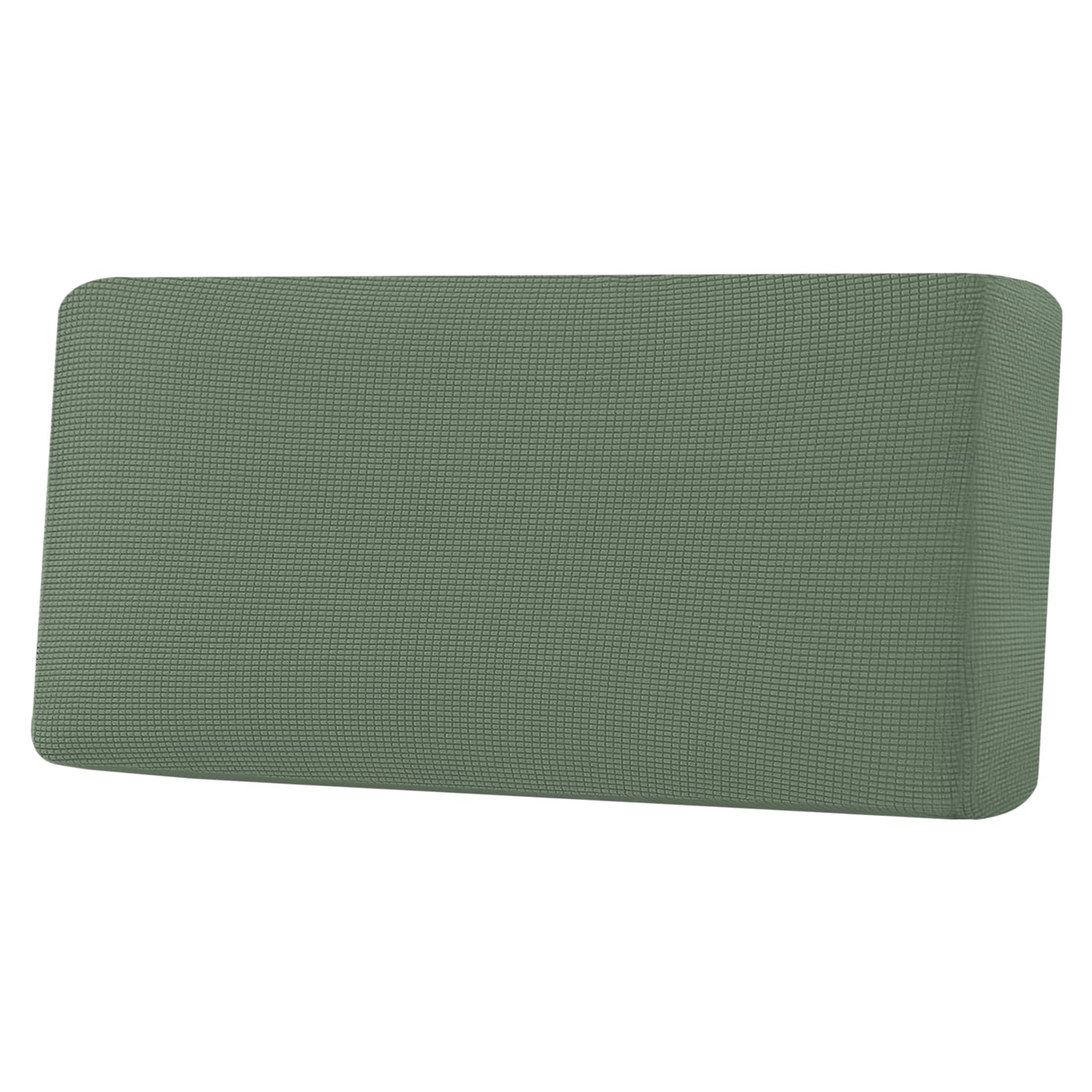 H.VERSAILTEX Super Stretch Individual Seat Cushion Covers, Thick Jacquard Textured Twill Fabric (3 Piece XL Sofa Cushion Covers, Grey)