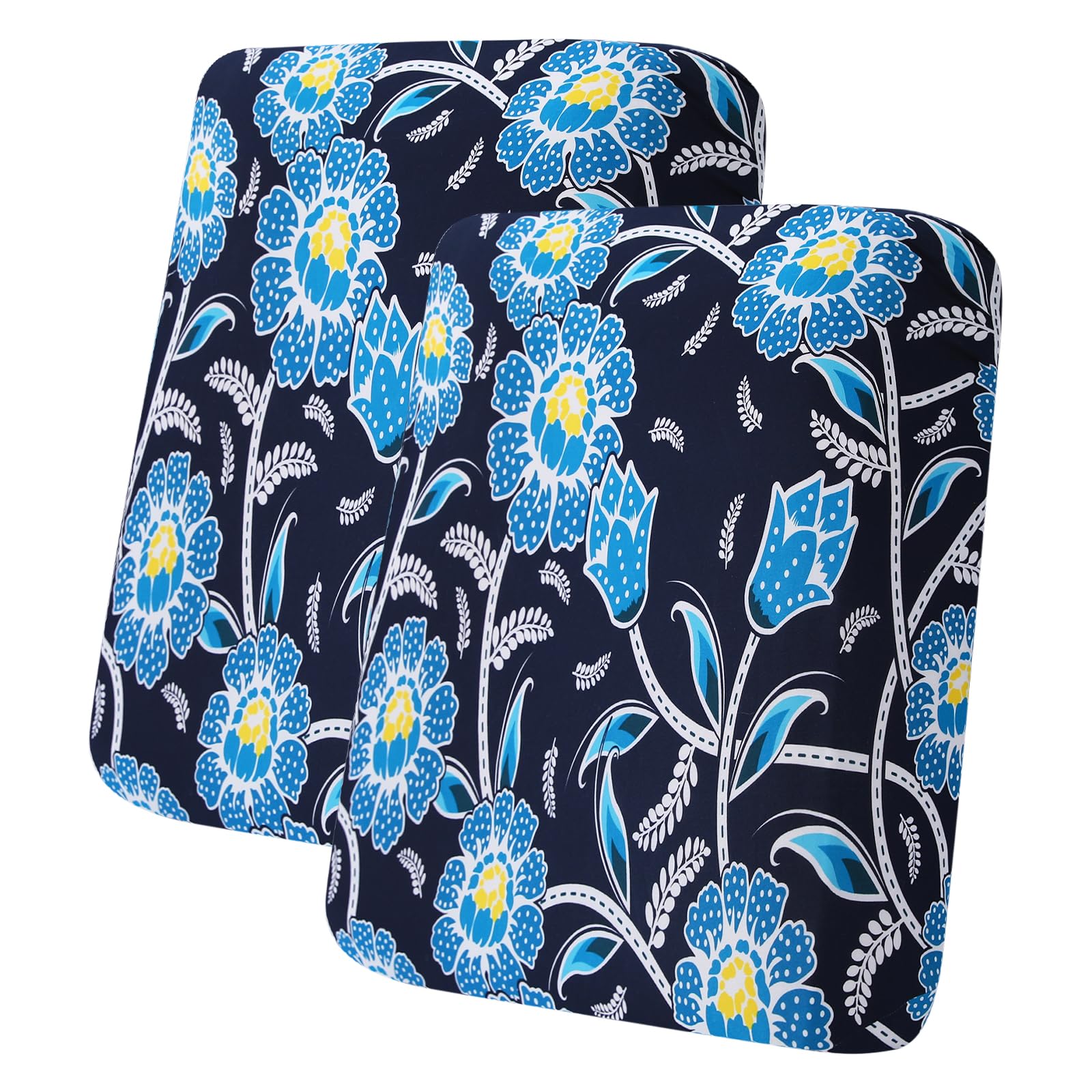 hyha Printed Couch Cushion Covers, Floral Sofa Covers Washable for 3 Cushion Couch, Stretch Pattern Outdoor Cushion Covers for Patio Furniture with Elastic Bottom(3 Packs, Paisley)