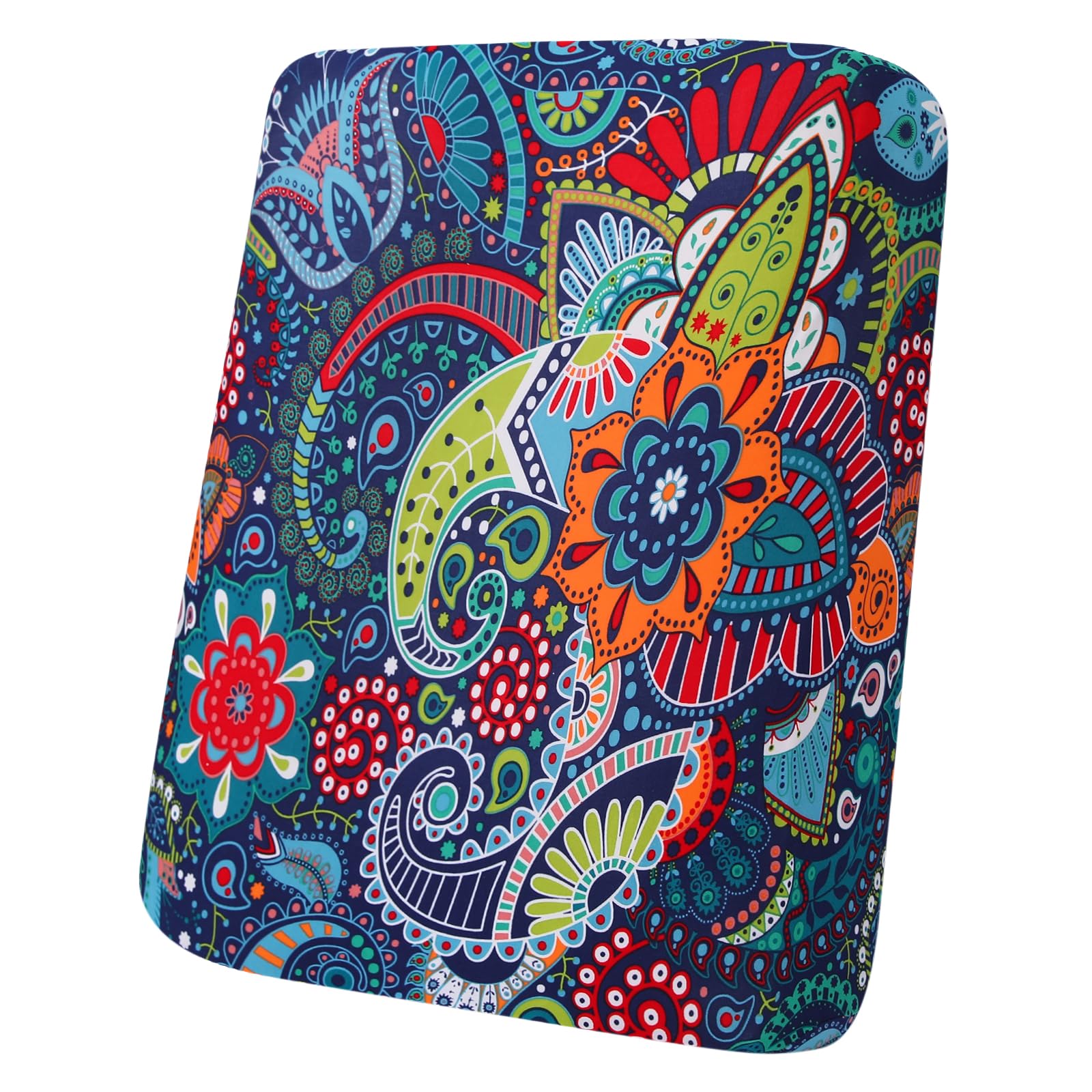 hyha Printed Couch Cushion Covers, Floral Sofa Covers Washable for 3 Cushion Couch, Stretch Pattern Outdoor Cushion Covers for Patio Furniture with Elastic Bottom(3 Packs, Paisley)