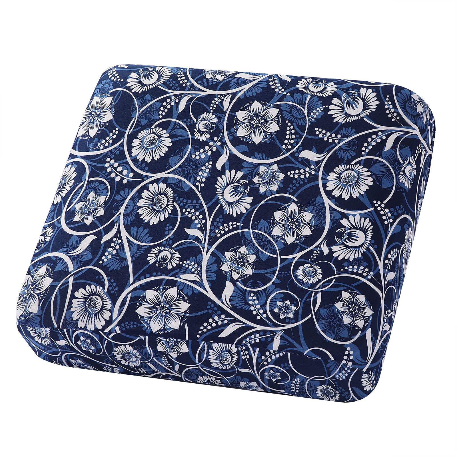 hyha Printed Couch Cushion Covers, Floral Sofa Covers Washable for 3 Cushion Couch, Stretch Pattern Outdoor Cushion Covers for Patio Furniture with Elastic Bottom(3 Packs, Paisley)