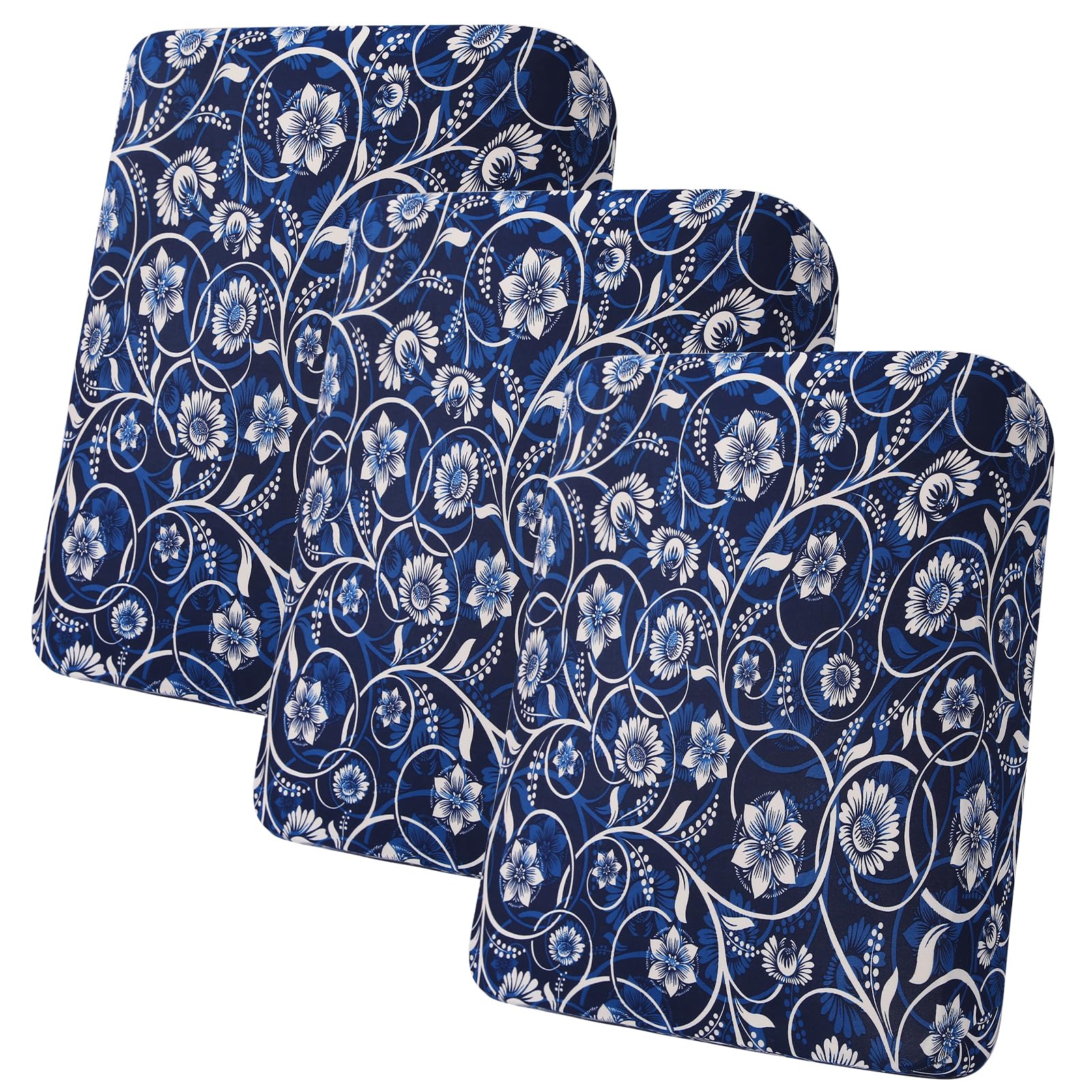 hyha Printed Couch Cushion Covers, Floral Sofa Covers Washable for 3 Cushion Couch, Stretch Pattern Outdoor Cushion Covers for Patio Furniture with Elastic Bottom(3 Packs, Paisley)