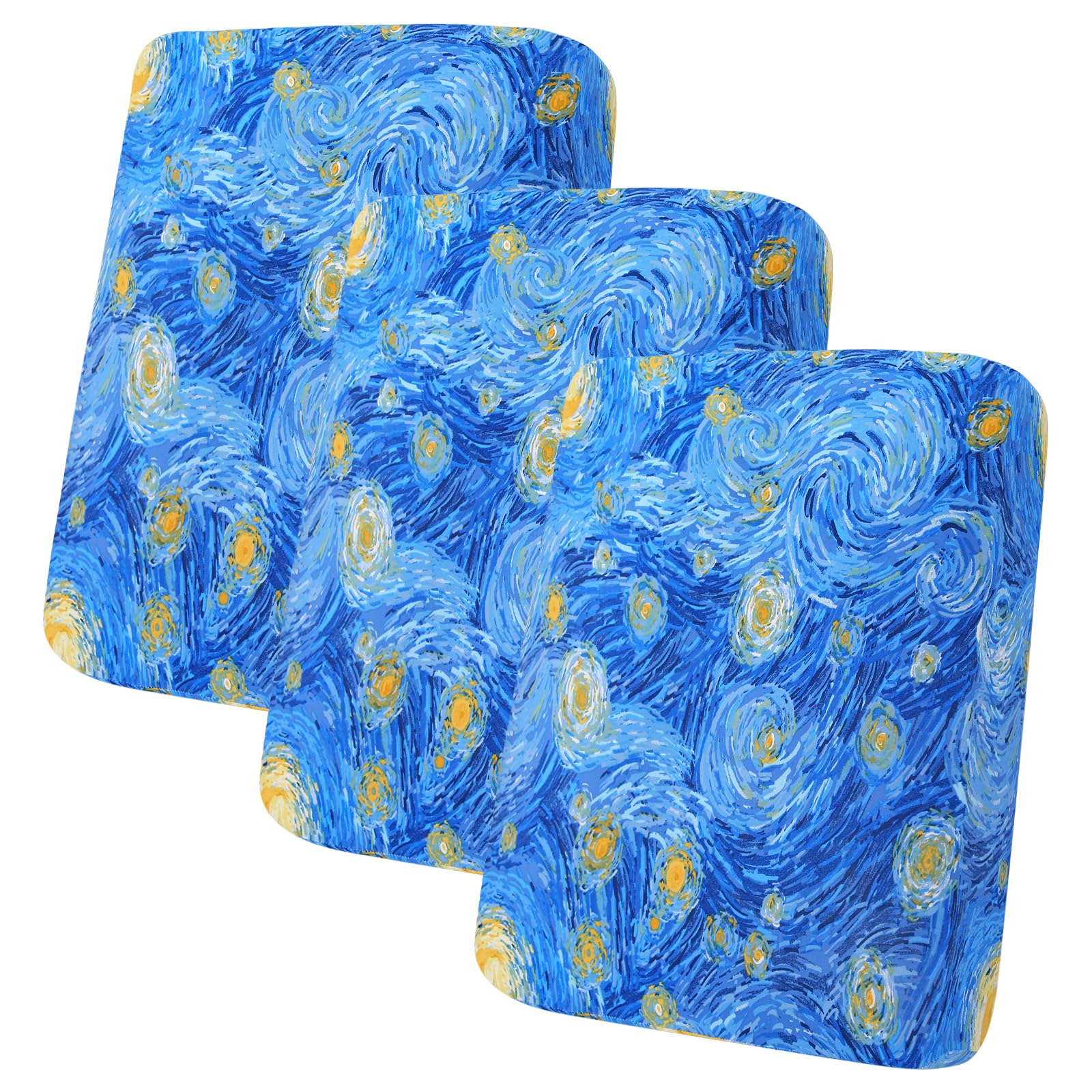 hyha Printed Couch Cushion Covers, Floral Sofa Covers Washable for 3 Cushion Couch, Stretch Pattern Outdoor Cushion Covers for Patio Furniture with Elastic Bottom(3 Packs, Paisley)