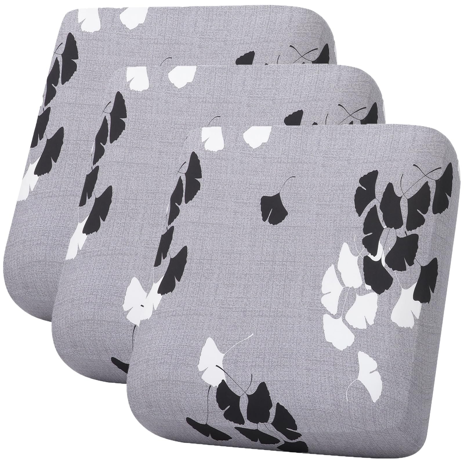 hyha Printed Couch Cushion Covers, Floral Sofa Covers Washable for 3 Cushion Couch, Stretch Pattern Outdoor Cushion Covers for Patio Furniture with Elastic Bottom(3 Packs, Paisley)