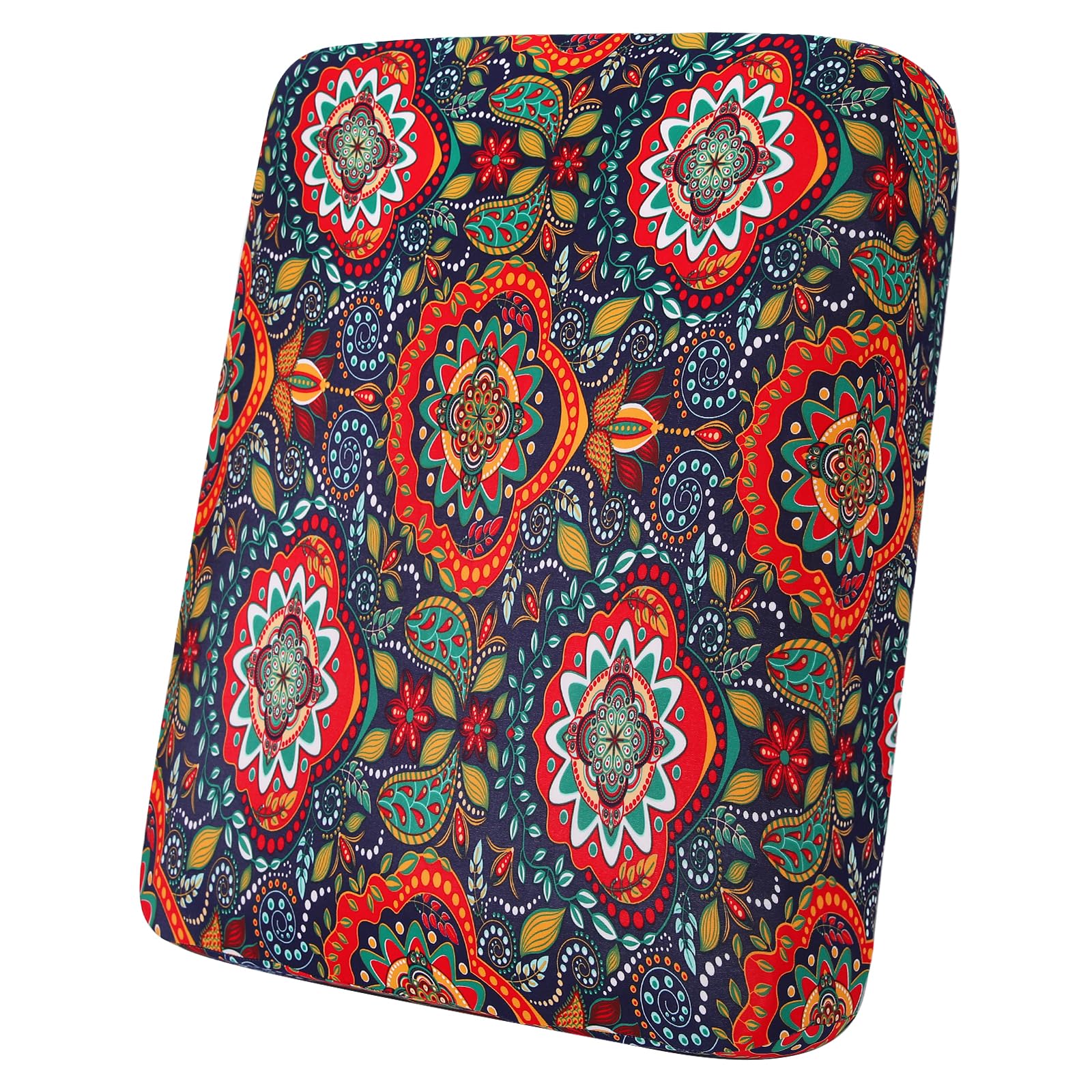 hyha Printed Couch Cushion Covers, Floral Sofa Covers Washable for 3 Cushion Couch, Stretch Pattern Outdoor Cushion Covers for Patio Furniture with Elastic Bottom(3 Packs, Paisley)