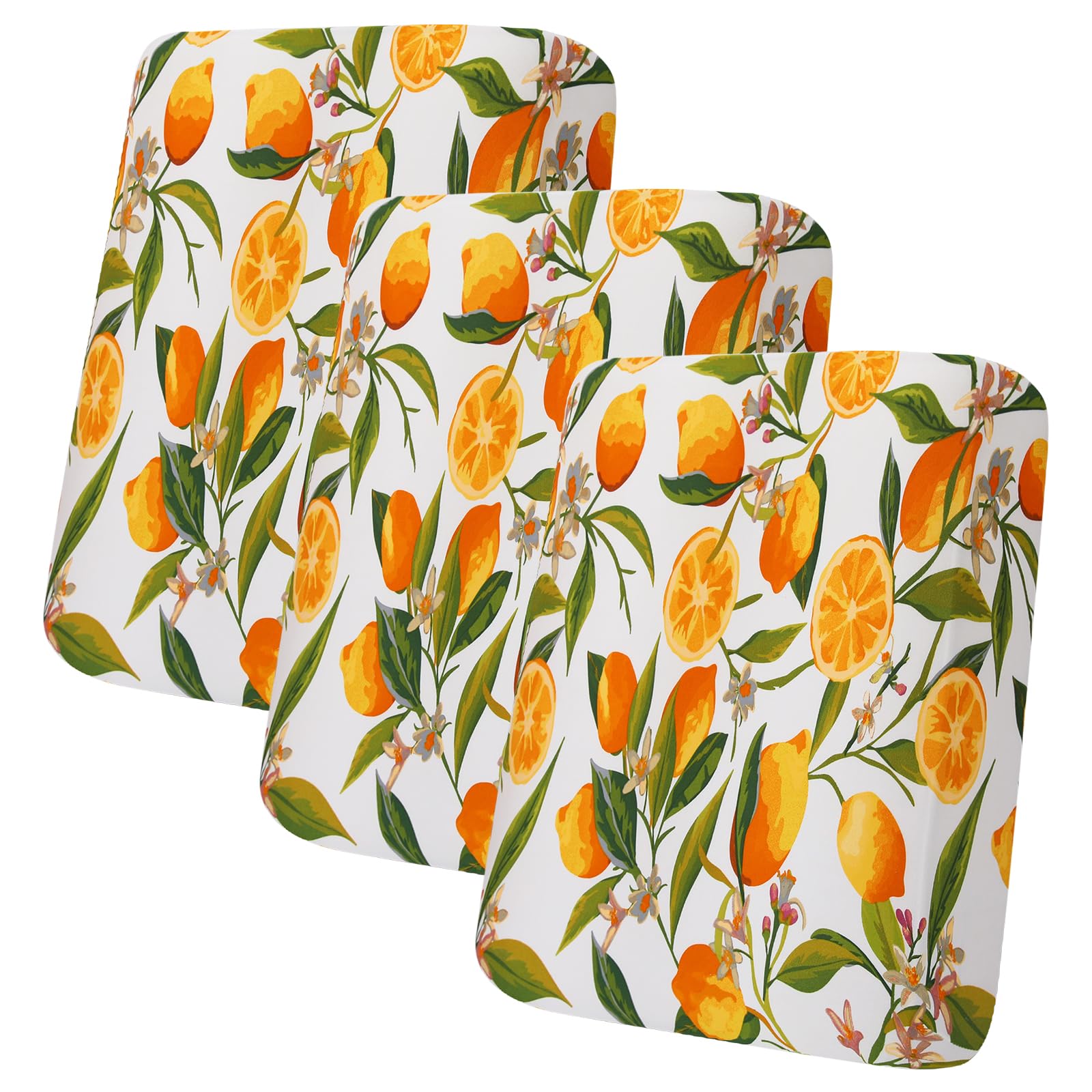 hyha Printed Couch Cushion Covers, Floral Sofa Covers Washable for 3 Cushion Couch, Stretch Pattern Outdoor Cushion Covers for Patio Furniture with Elastic Bottom(3 Packs, Paisley)